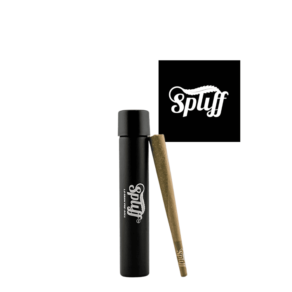 Spliff Nation Dispensary Product Cannabis pre-roll and lighter at Spliff Nation Dispensary.