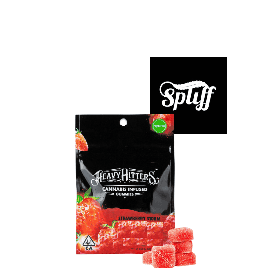 Heavy Hitter Strawberry Storm Cannabis Gummies Heavy Hitter Strawberry Storm cannabis-infused gummies for relaxation and flavor.