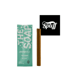 Cannabis soap and pre-roll from Spliff Nation Dispensary in NYC.
