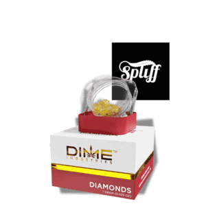 Cannabis diamonds from Spliff Nation dispensary in NYC, premium quality concentrate.