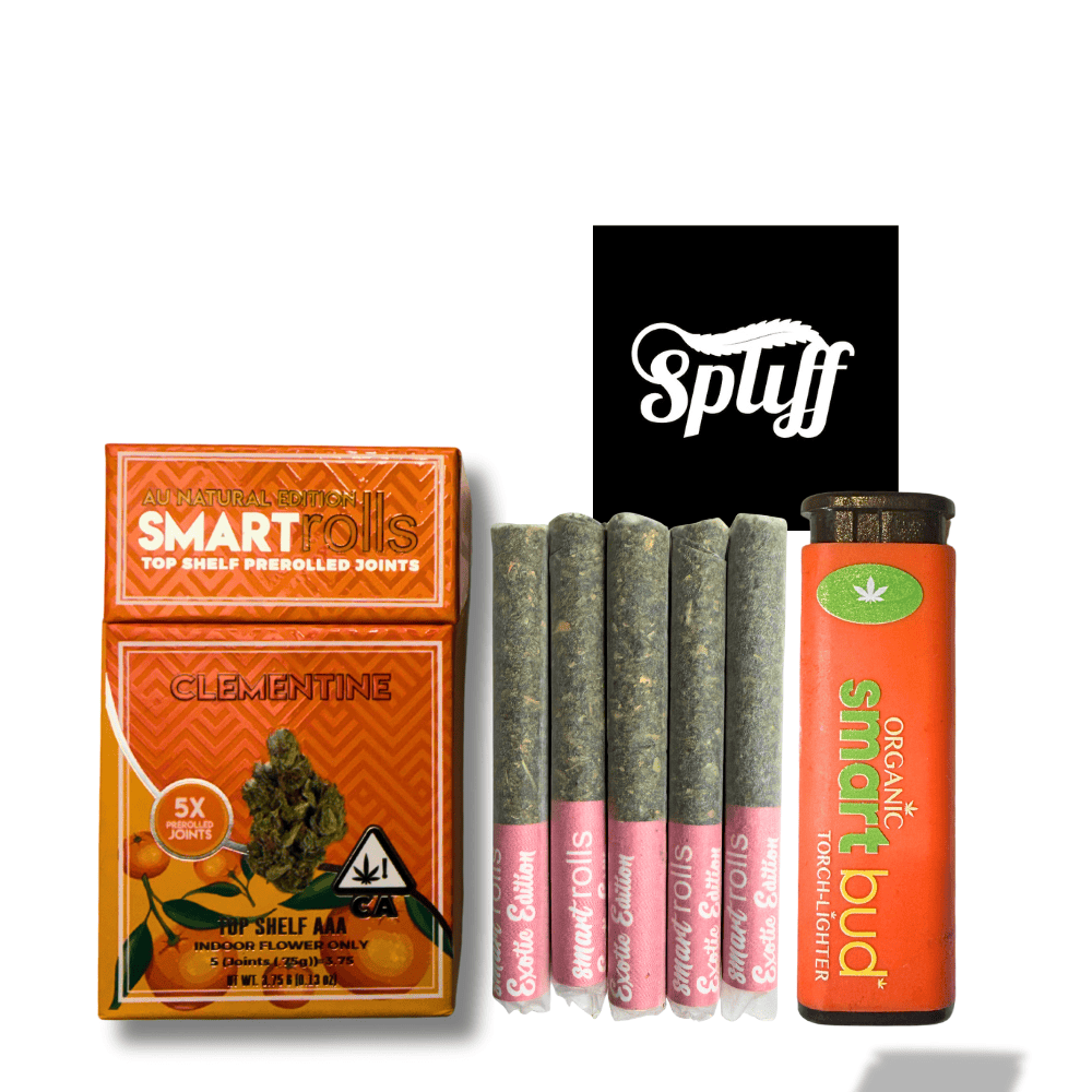 Smart Rolls – Top Shelf 5-Pack with Torch Lighter Top shelf Smart Rolls 5-pack with torch lighter for premium cannabis experience.