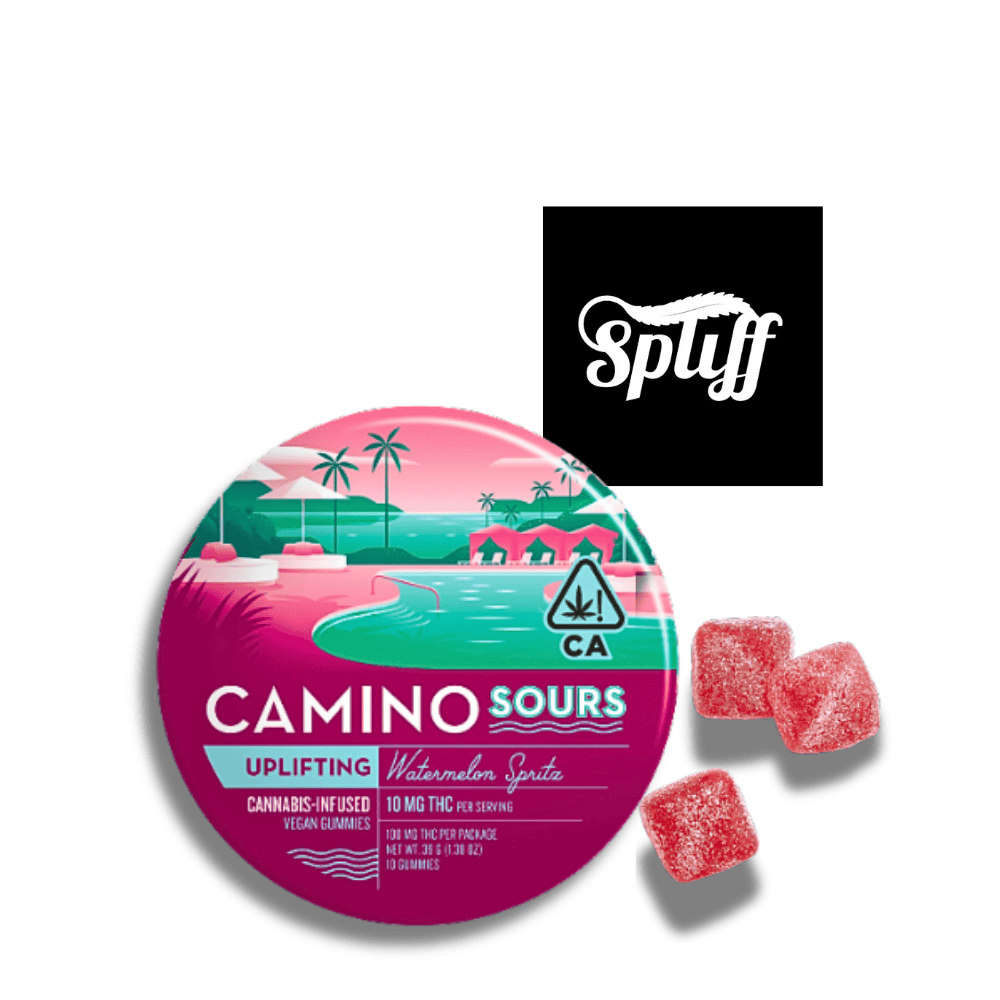 Camino Sours Watermelon Gummies - Cannabis-Infused Edibles at Dispensary.