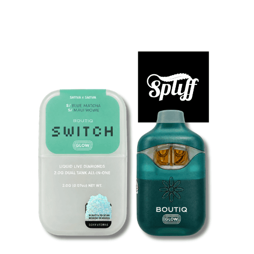 Boutiq Switch Blue Matcha x Maui Wowie 2g live diamonds disposable vape in New York