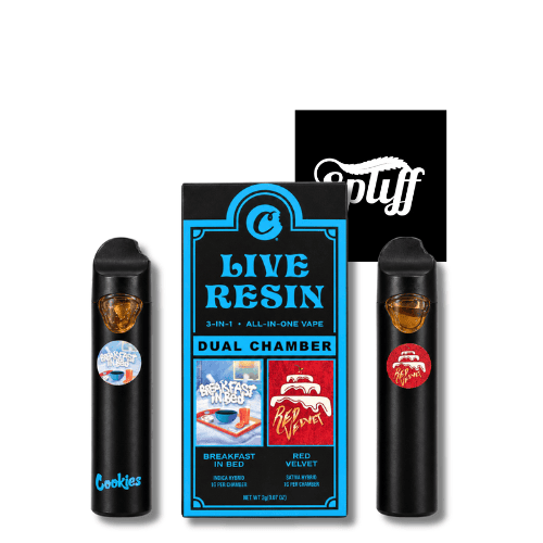 Cookies Breakfast in Bed x Red Velvet 2g dual-chamber disposable vape in New York