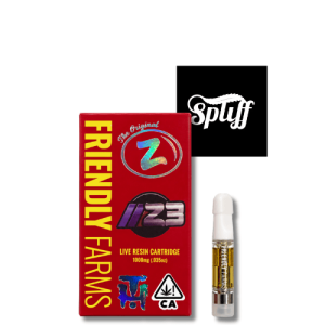 Friendly Farms Z3 1g live resin cartridge in New York