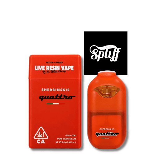 Sherbinskis Quattro XJ-13 x White Cherry 2g live resin disposable vape in New York